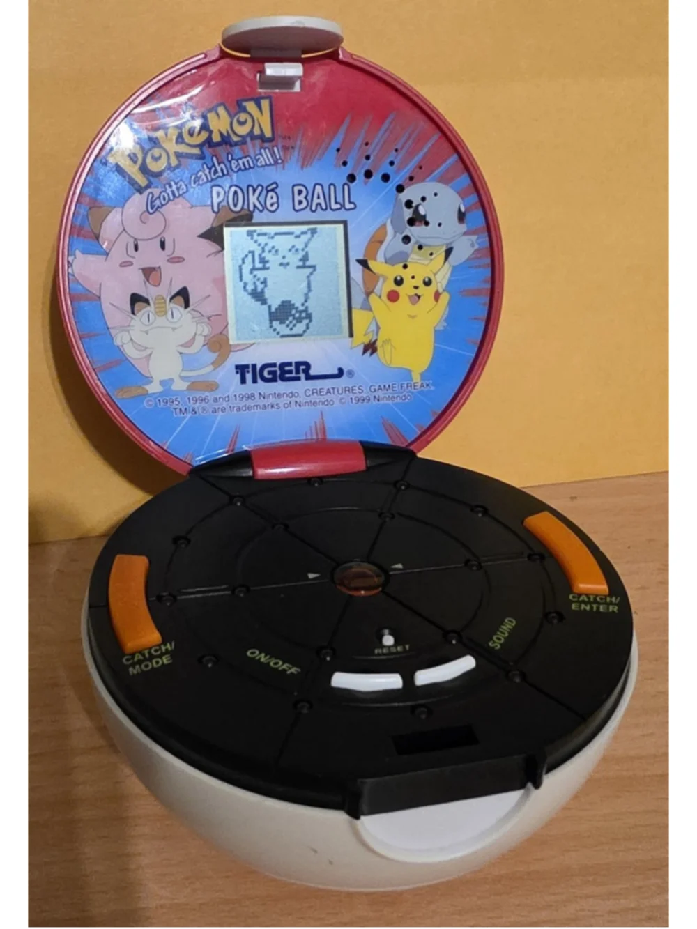 Tiger Electronics Pokemon Poke Ball Handheld Game One Size Red White